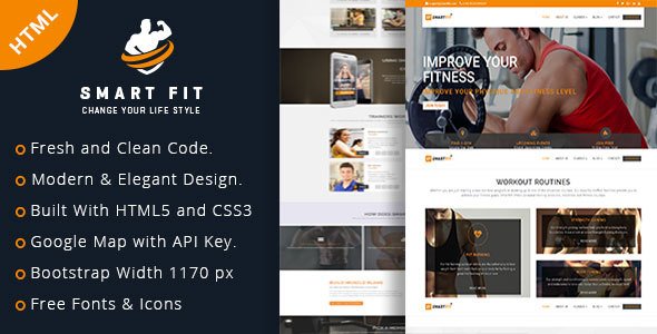 SmartFit - Gym & Fitness HTML5 Responsive Template
           TFx