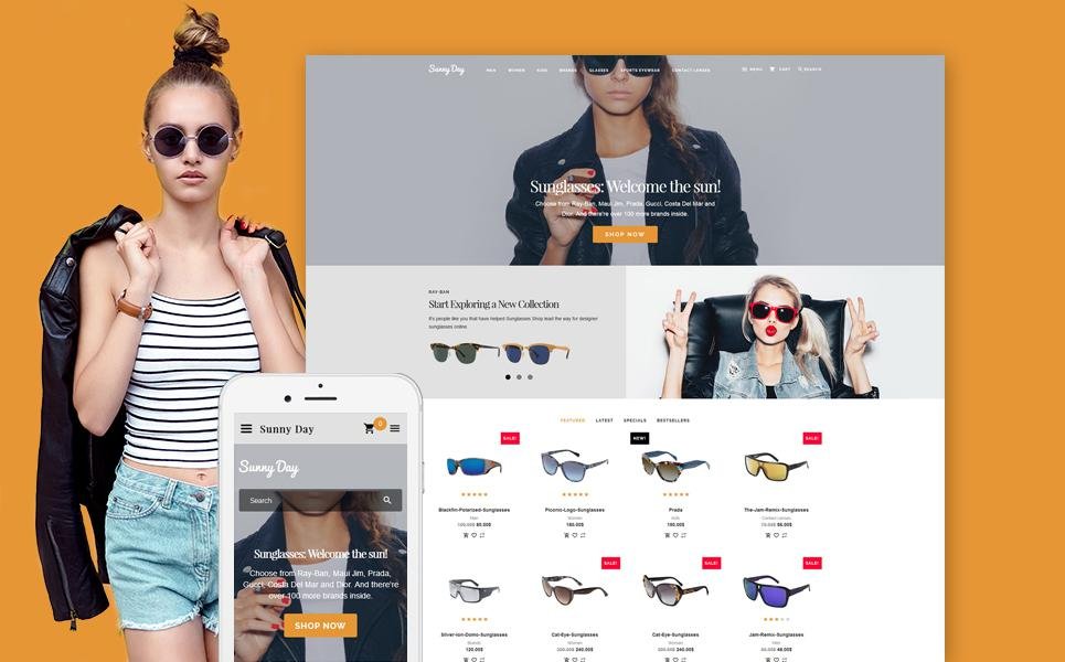 Sunny Day OpenCart Template TMT