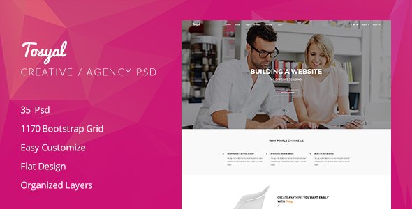 Tosyal Business Psd Template
           TFx