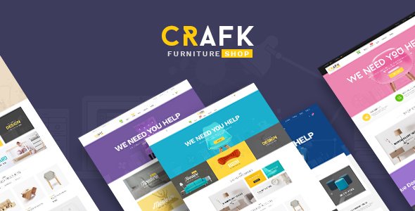 Ves Crafk Magento 2 Furniture Shop Template
           TFx