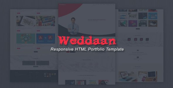 Weddaan - Responsive HTML Portfolio Template
           TFx