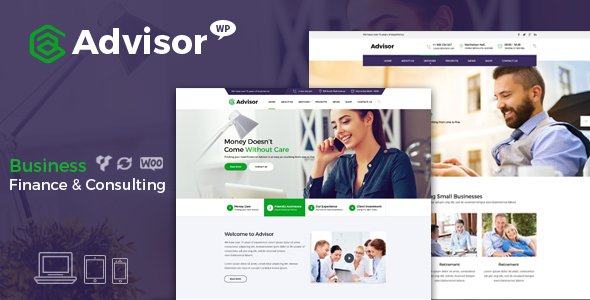 Advisor | Consulting, Business, Finance WordPress Theme
           TFx