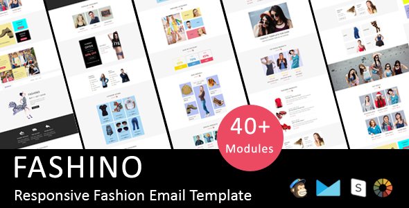 Fashino - Responsive Email Template + Stampready Online Builder Access
           TFx