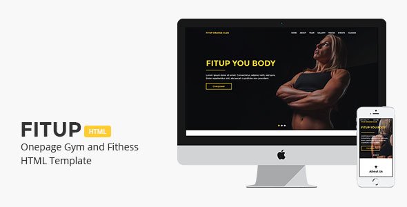 Fitup - Onepage Gym and Fitness HTML Template
           TFx