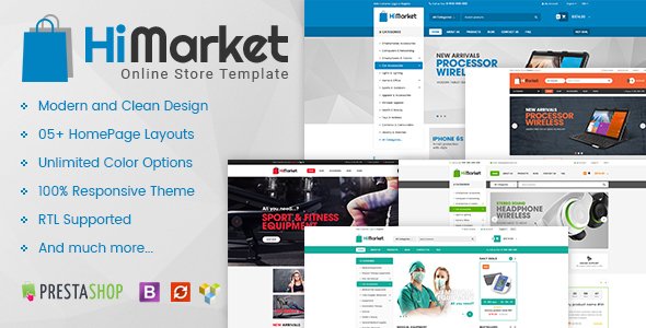 HiMarket - Multipurpose Responsive Prestashop Mega Shop Theme
           TFx