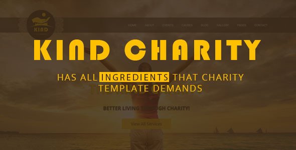Kind Charity HTML Template for Mosque, Church and NGO Charity
           TFx