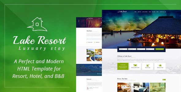 Lake Resort : Resort and Hotel HTMl Template
           TFx