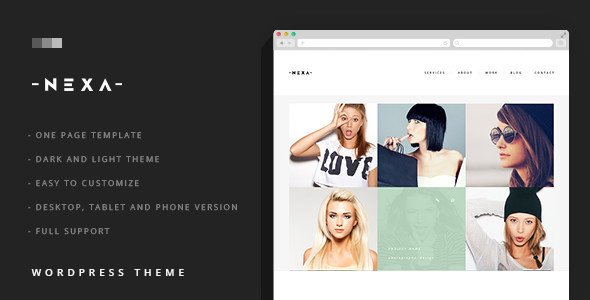 NEXA - Portfolio & Business sliding WordPress Theme
           TFx