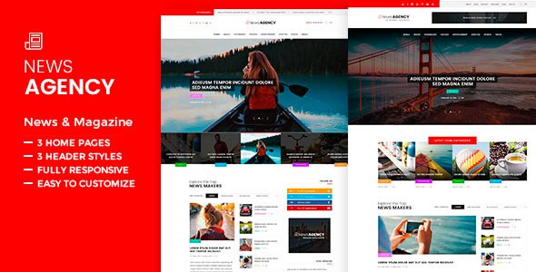 News Agency - News Magazine Newspaper WordPress Theme
           TFx