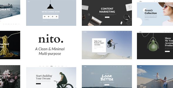 Nito - A Clean & Minimal Multi-purpose WordPress Theme
           TFx