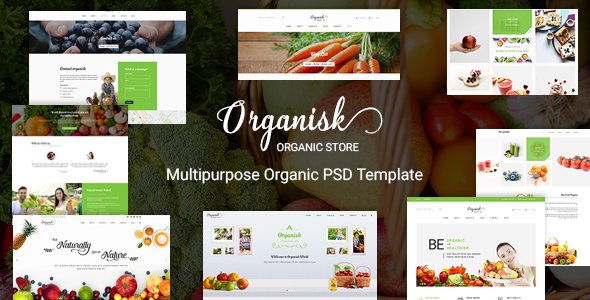 Organisk - Multi-Purpose Organic PSD Template
           TFx