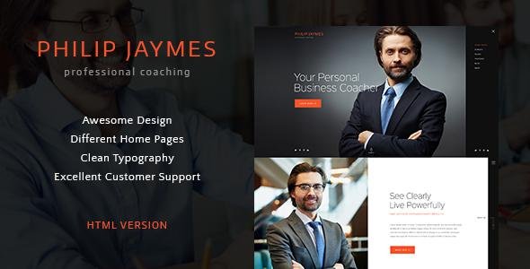 PJ | Life & Business Coaching Site Template
           TFx