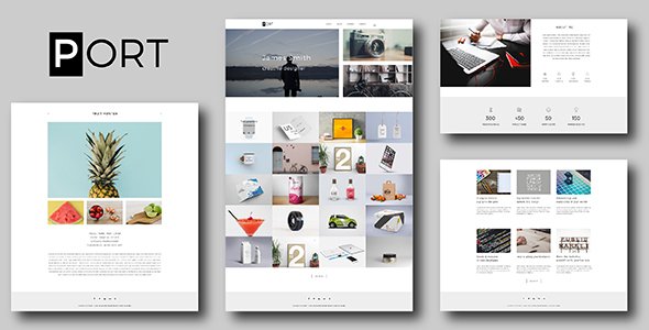 PORT - Minimal Portfolio Template (PSD)
           TFx
