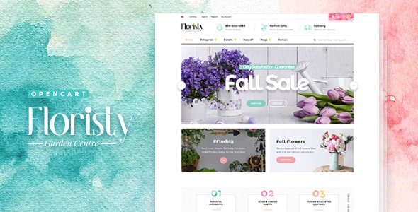 Pav Floristy - Best Flower Shop Opencart Theme
           TFx