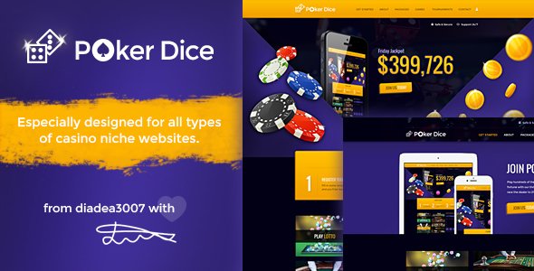 Poker Dice - Casino PSD Template
           TFx