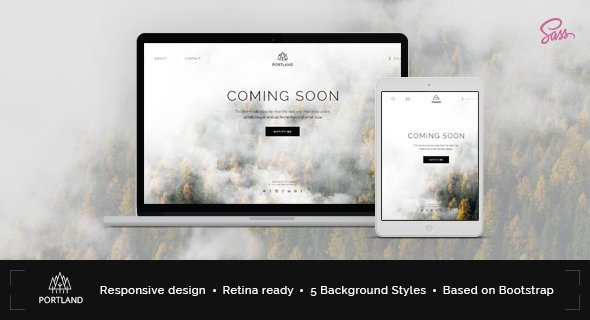 Portland — Creative Coming Soon & Maintenance Mode Template
           TFx