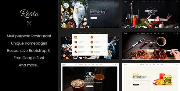 Resto - Multipurpose Restaurant & Cafe WordPress Theme
           TFx
