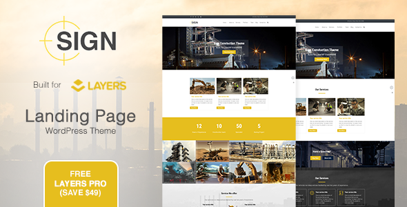 Sign - Factory | Industrial | Construction Responsive Layers WordPress Theme
           TFx