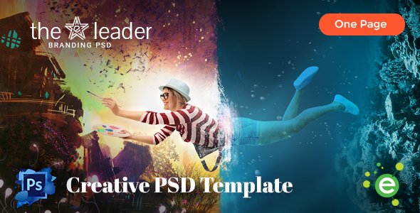 The Leader - Creative Business PSD Template
           TFx