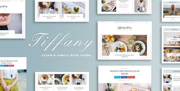 Tiffany - Clean and Simple Wordpress Blog Theme
           TFx