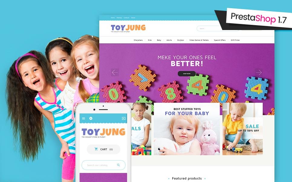 Toy Store Responsive PrestaShop Theme TMT