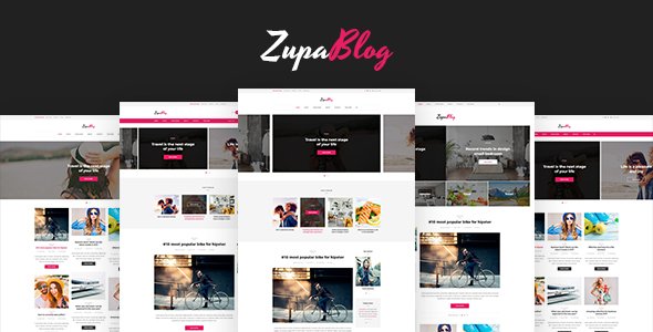 ZupaBlog – Creative Blog and Magazine PSD Template
           TFx
