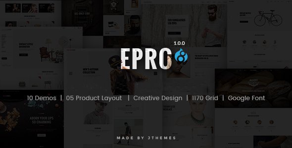 ePro - Multipurpose Commerce Drupal 8 Theme
           TFx