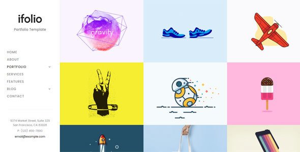 iFolio - Creative Portfolio Template
           TFx