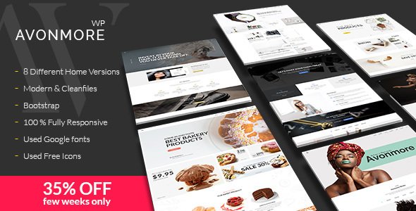 Avonmore - Premium Creative Multipurpose WordPress Theme
           TFx