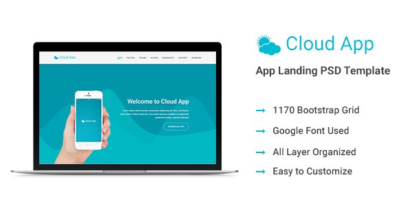 Cloud App Landing Page Template
           TFx
