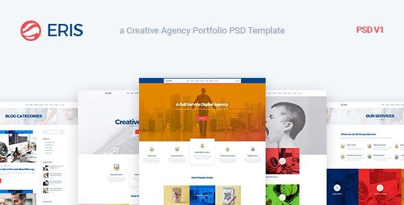 Eris - Design Studio Marketing Agency PSD Template
           TFx