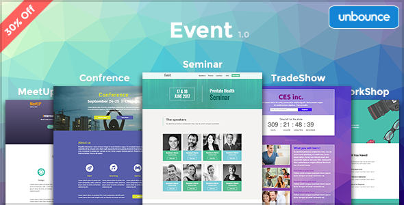 Event - Multipurpose Unbounce Pack
           TFx