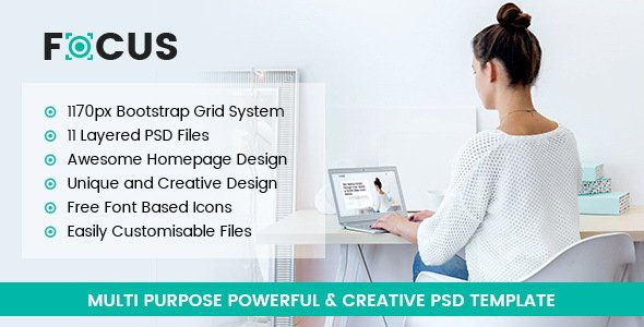 Focus - Multipurpose PSD Template
           TFx