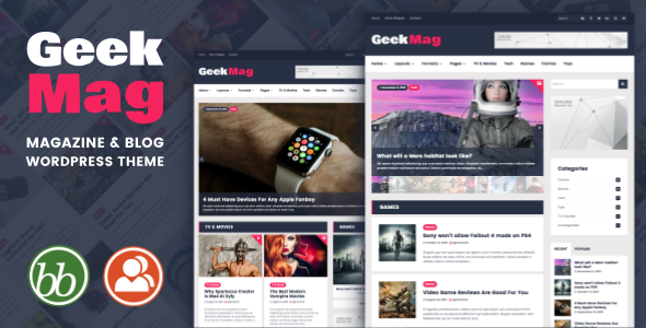 GeekMag - Magazine News Blog WordPress Theme
           TFx