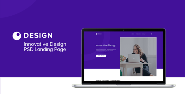 Innovative Design PSD Landing Page Template
           TFx