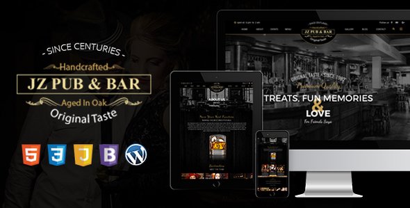 Jz Pub &amp; Bar WordPress Theme
           TFx