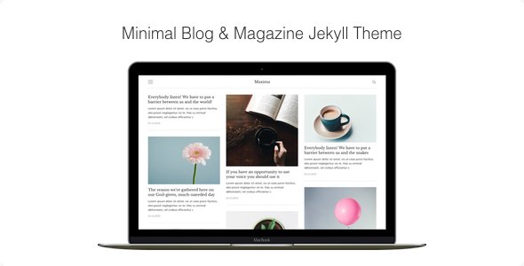 Maxima - Minimal Blog & Magazine Ghost Theme
           TFx