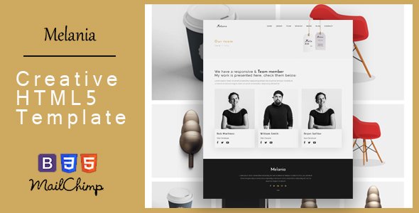 Melania - Creative HTML5  Responsive  Template
           TFx