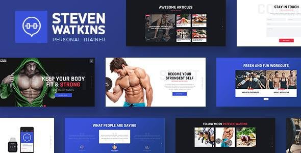 Personal Gym Trainer & Nutrition Coach Theme
           TFx