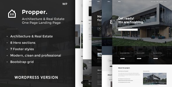 Propper - Architecture WordPress Theme
           TFx