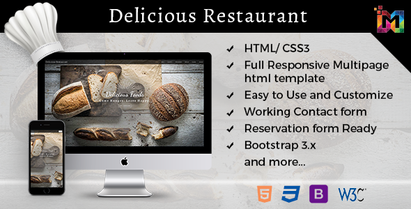 Responsive Restaurant Template
           TFx