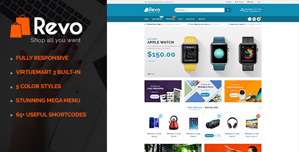 Revo - Multipurpose eCommerce VirtueMart 3 Joomla Template
           TFx