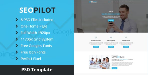 SeoPilot - SEO PSD Template
           TFx