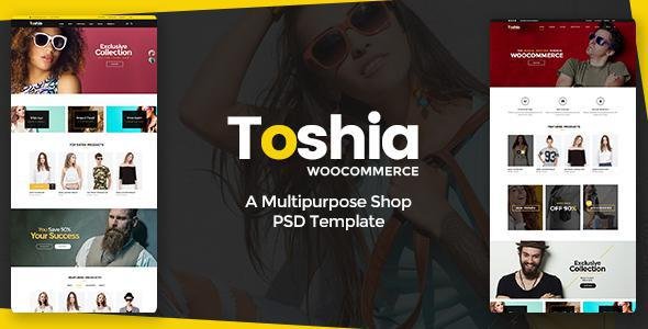 Toshia Woo-Commerce - Multipurpose Shop PSD Template
           TFx