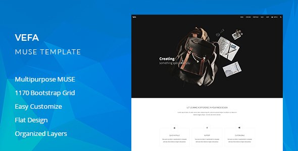 Vefa Multipurpose Muse Template
           TFx