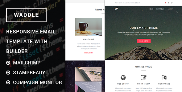 Waddle - Responsive Email Template with Stampready Builder
           TFx