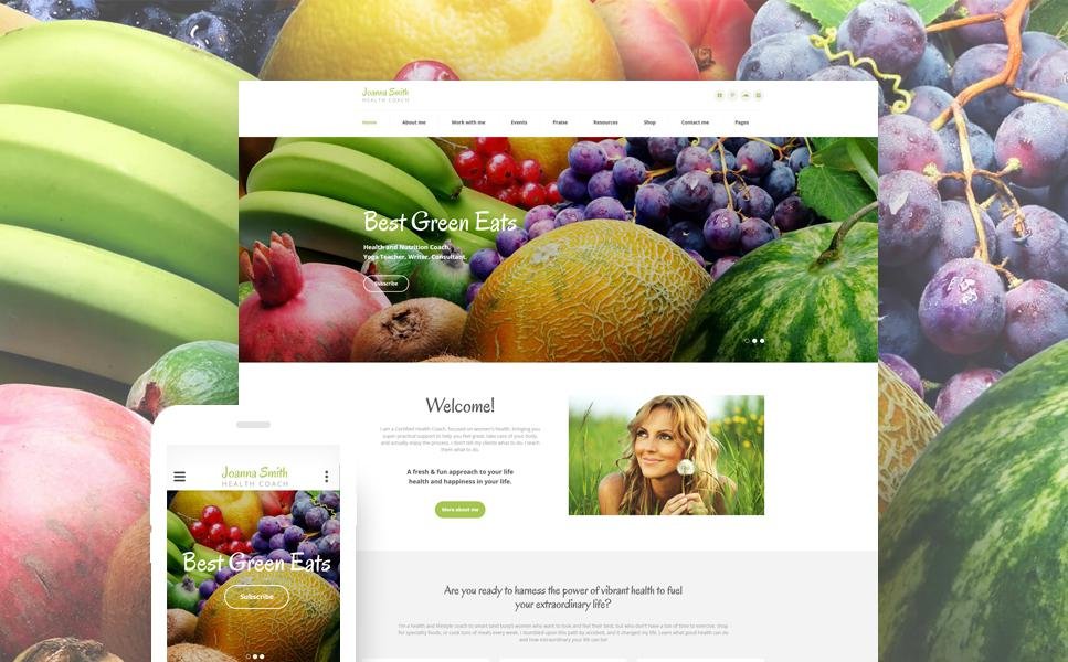 Weight Loss Responsive Website Template TMT