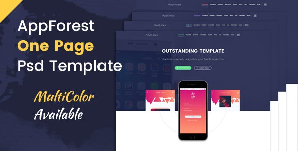 AppForest - Awesome Mobile App PSD Template
           TFx