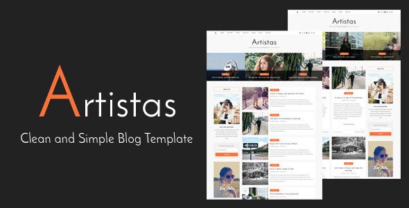 Artistas - Clean and Simple Blog Template
           TFx