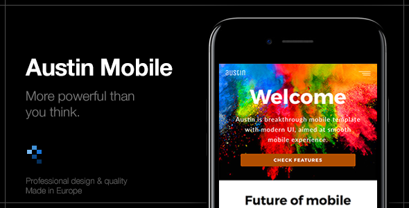 Austin Mobile | Mobile Website & App Template
           TFx